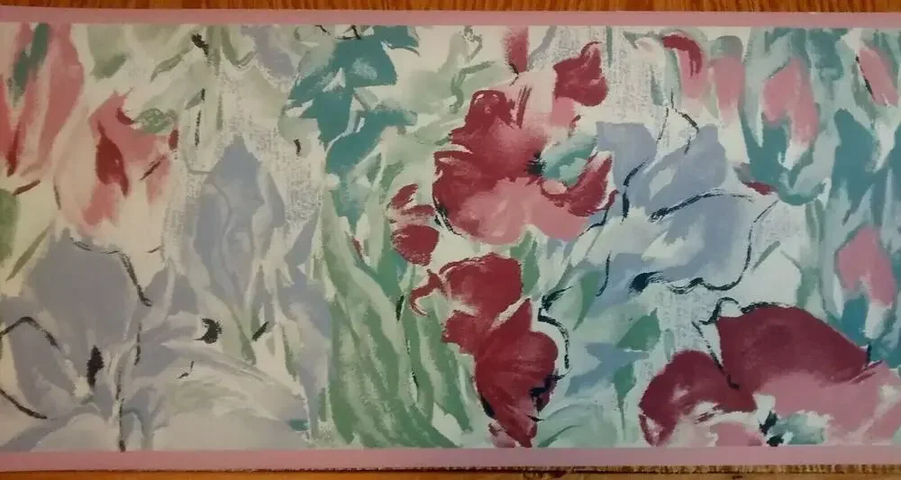 York Floral Wallpaper Border 9